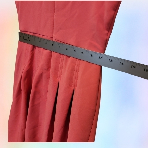 MONTEAU - Size small Dress Pleated Form fitting  Pink Small  T22 - Picture 7 of 9